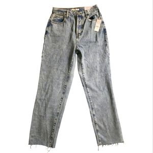 NEW! Pacsun New Medium Wash High Rise Straight Leg Jeans size 5